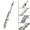 Professionelle Flöte - Piccolo - C-Klappe - Cupro Nickel - mit Tasche