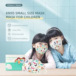 Face / mouth protective masks - antibacterial - 5-ply - FPP2 - KN95 - for childrenMouth masks