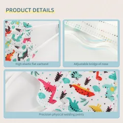 Face / mouth protective masks - antibacterial - 5-ply - FPP2 - KN95 - for childrenMouth masks