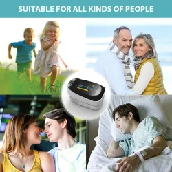 Fingerspitzen-Pulsoximeter – Blutsauerstoff-/Sättigungs-/Herzfrequenzmonitor – OLED