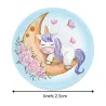 Dekorative runde Sticker - Belohnungsetiketten - für Kinder - Einhorn / Sonne / Wolke / Dankeschön / Super