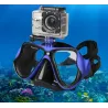 Tauchmaske - Schwimmbrille - für GoPro Hero 4 / 3 / 3+ Kameras