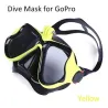 Tauchmaske - Schwimmbrille - für GoPro Hero 4 / 3 / 3+ Kameras
