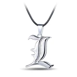 Death Note - Buchstabe L Anhänger - mit Kordelkette