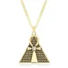 Egyptian pyramid / cross pendant - with necklaceNecklaces