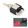 KFZ SPST Kippschalter mit LED - 12V 20A - Carbonabdeckung