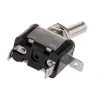 KFZ SPST Kippschalter mit LED - 12V 20A - Carbonabdeckung