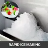 Electric ice machine - snowflake maker - ice crusher - stainless steel - 270WKitchen