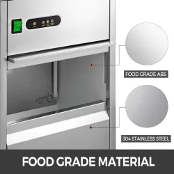 Electric ice machine - snowflake maker - ice crusher - stainless steel - 270WKitchen