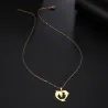 Double dolphin pendant - with necklaceNecklaces