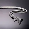 Adlerförmiger Anhänger mit Kette - Unisex - Edelstahl