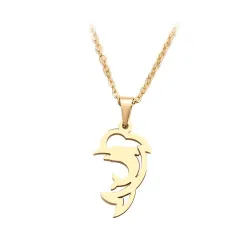 Elegante Halskette mit Delphin