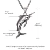 Halskette mit Schwertfisch - Edelstahl - Unisex
