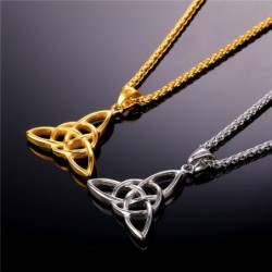 Celtic knots shaped pendant - stainless steel necklaces - viking styleNecklaces