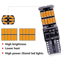 RXZ 12V - w5w - 6000K T10 - Canbus - 26 SMD LED - Autolicht - Birne