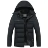 Dicke warme Winterjacke mit Kapuze