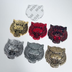 Metal car sticker - emblem - 3D tiger headStickers