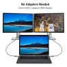 USB C HDMI cable Type-C to HDMI - Thunderbolt 3 - converter - adapter - 4K 60Hz - for MacBook / Huawei Mate 30 40 ProCables
