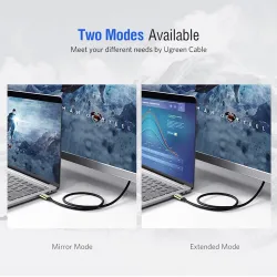 USB C HDMI Kabel Type-C zu HDMI - Thunderbolt 3 - Konverter - Adapter - 4K 60Hz - für MacBook / Huawei Mate 30 40 Pro