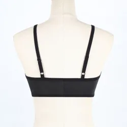 Sexy wireless bra - short top - with laceLingerie