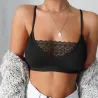 Sexy wireless bra - short top - with laceLingerie