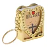 Mini Holy Bible - Cross - heart - crystal - keychainKeyrings