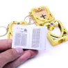 Mini Holy Bible - Cross - heart - crystal - keychainKeyrings