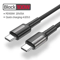 USB-C-zu-Typ-C-Ladekabel – Schnellladung – PD – 5 A – 100 W – 65 W