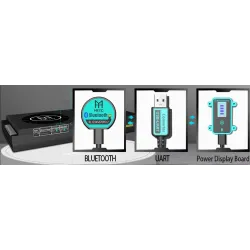 BMS Lifepo4 4S Smart Battery - mit Balancer - Bluetooth / Android / IOS - 12V - 72V - 30A - 200A