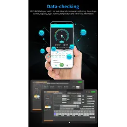 BMS Lifepo4 4S Smart Battery - mit Balancer - Bluetooth / Android / IOS - 12V - 72V - 30A - 200A