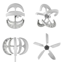 Windturbinengenerator - mit Steuerung - 5 Flügel - 6000 W - 24 V