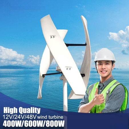 Windturbinengenerator - vertikaler Dynamo - alternative Energie - 400 W / 600 W / 800 W - 12 V / 24 V / 48 V