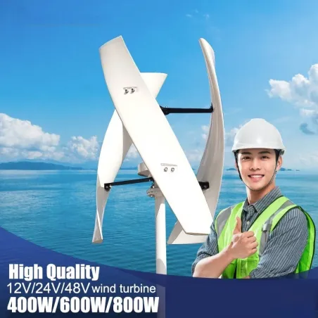 Wind turbine generator - vertical dynamo - alternative energy - 400W / 600W / 800W - 12V / 24V / 48VWind