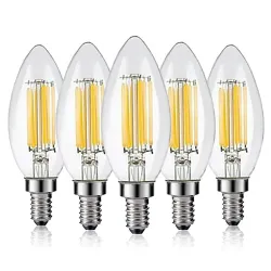 LED-Lampe - Kerzentyp - dimmbar - 6W - E12 / E14