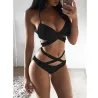 Black / white swimsuit - sexy bikini setBeachwear