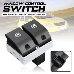 Car electric window control switch - for VW / Polo 9N / Seat / Ibiza / Cordoba