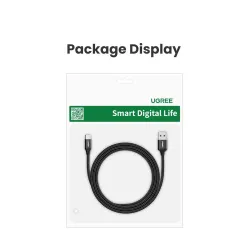 Ugreen - USB type-C cable - fast charging - 6A / 5A - 100W - 480MbpsCables