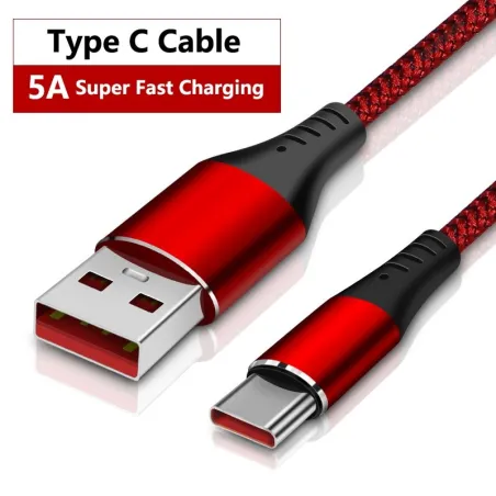 Schnelllade-/Datenkabel - USB Typ-C - 5A
