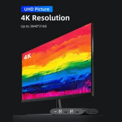 HDMI KVM-Switch - mit Extender - 4 USB 2.0 - 4K30Hz 1080P60Hz