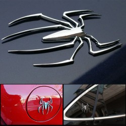 3D spider - metal car stickerStickers