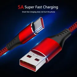 Schnelllade-/Datenkabel - USB Typ-C - 5A