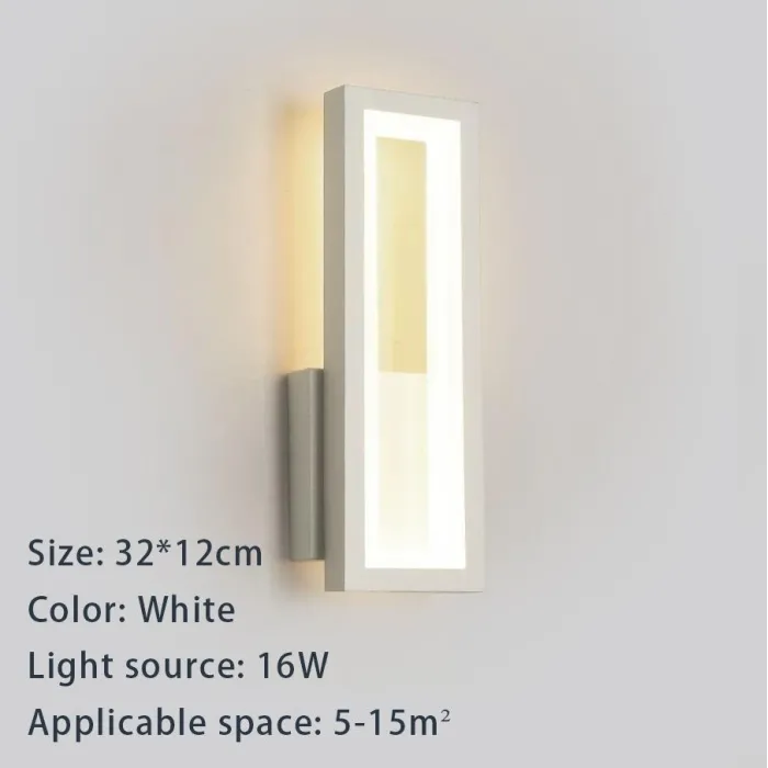 Moderne Acryl-Wandleuchte - LED-Wandleuchte - 16W