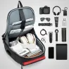 Multifunktions-Umhängetasche - 9,7" Laptop-Rucksack - mit USB-Ladeanschluss - wasserdicht