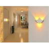 Moderne Wandleuchte - dreieckig - Aluminium - LED - 3W