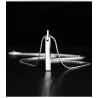 Classic stick shaped pendant - with chain - tungsten - unisexNecklaces
