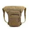 Taktische / militärische kleine Tasche - mit Taillen- / Bein- / Schultergurt - Nylon