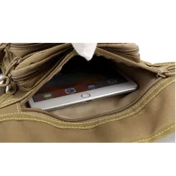 Tactical / military small bag - with waist / leg / shoulder belt - nylonBags