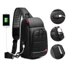 Multifunktions-Umhängetasche - 9,7" Laptop-Rucksack - mit USB-Ladeanschluss - wasserdicht