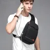 Multifunktions-Umhängetasche - 9,7" Laptop-Rucksack - mit USB-Ladeanschluss - wasserdicht
