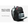 Multifunktions-Umhängetasche - 9,7" Laptop-Rucksack - mit USB-Ladeanschluss - wasserdicht